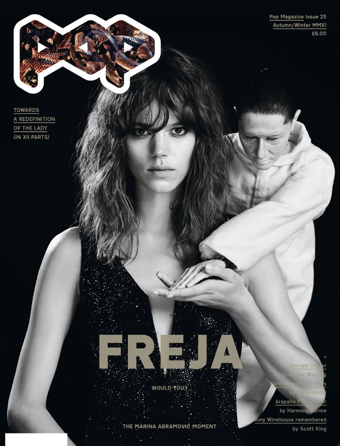 pop1 <em>POP</em> F/W 2011 Cover | Freja Beha Erichsen & Georgia May Jagger