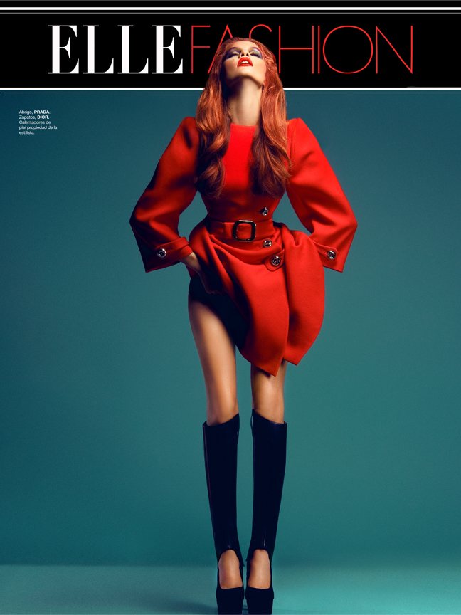 regina1 Regina Feoktistova by Kevin Sinclair for <em>Elle Mexico</em> October 2011