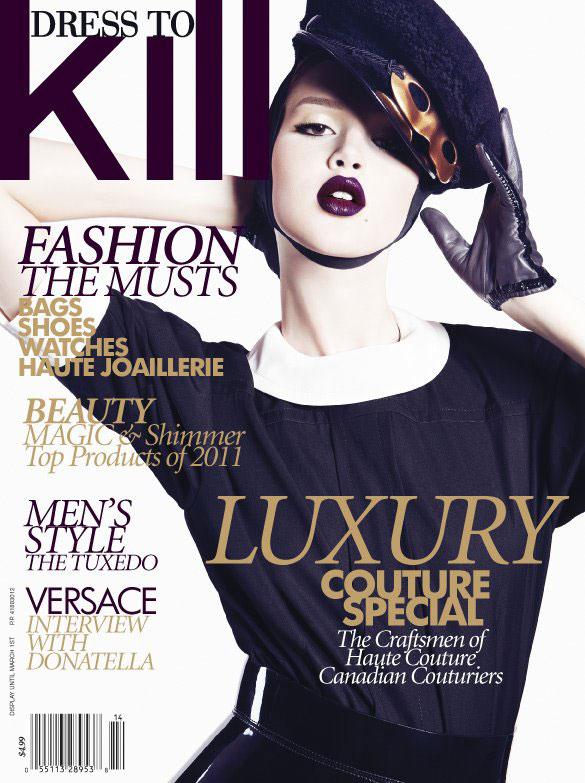 anaiscover Anais Pouliot Covers <em>Dress To Kill</em> Winter 2011 in Louis Vuitton
