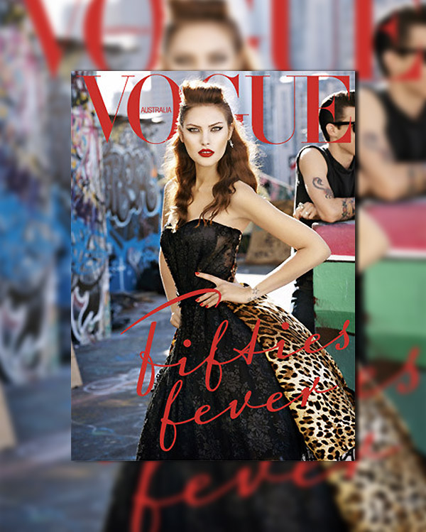 catcover <em>Vogue Australia</em> September 2010 Cover | Catherine McNeil by Max Doyle