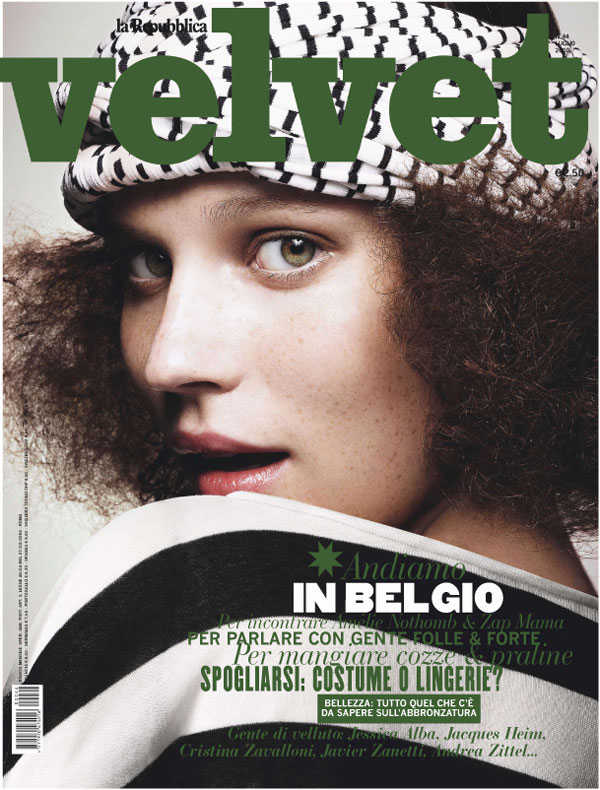 eglecover <em>Velvet</em> July 2010 Cover | Egle Tvirbutaite by Enrique Badulescu