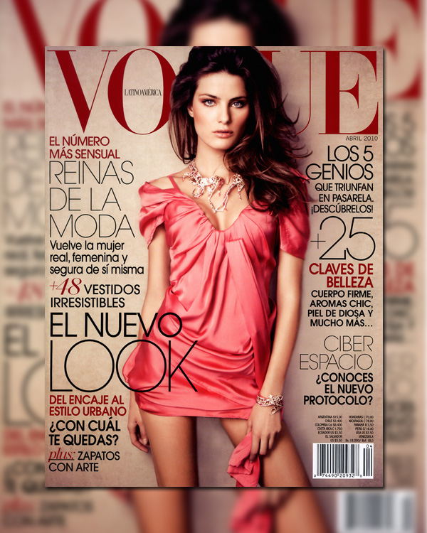isabelicover <em>Vogue Mexico</em> April 2010 Cover | Isabeli Fontana by Jacques Dequeker
