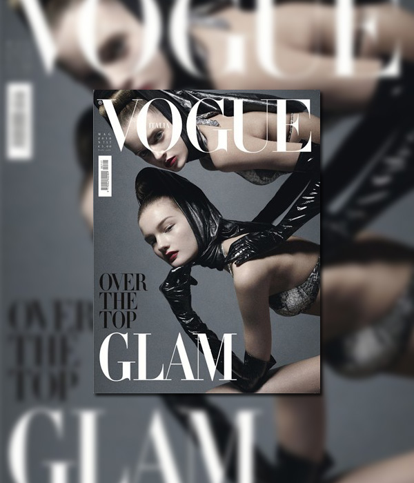 vogueitcover <em>Vogue Italia</em> May 2010 Cover | Daria Strokous & Kirsi Pyrhonen by Steven Meisel 