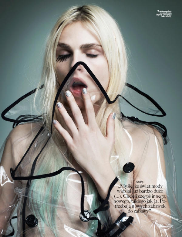 andrej pejic5 Andrej Pejic for <em>Viva! Moda</em> Spring 2011 by Marcin Tyszka