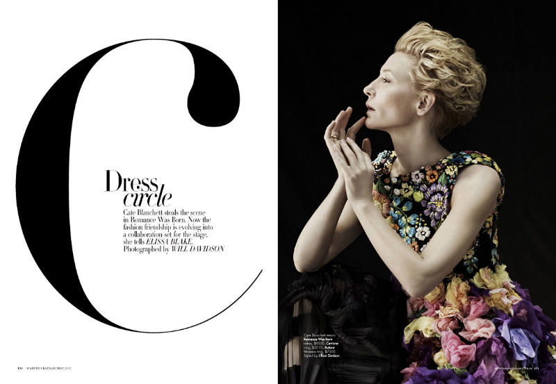 Cate Blanchett for <em>Harpers Bazaar Australia</em> May 2011 by Will Davidson cate blanchett1 Cate Blanchett for <em>Harpers Bazaar Australia</em> May 2011 by Will Davidson