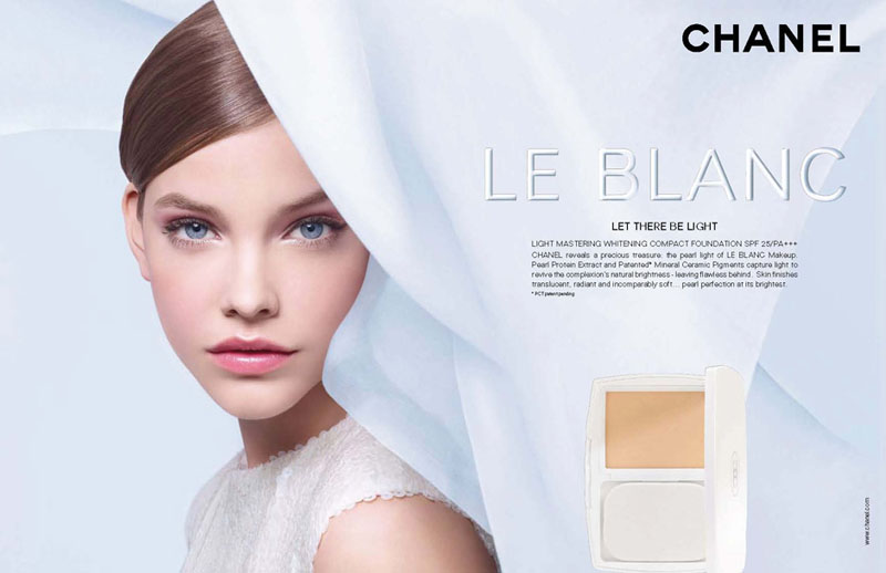 Barbara Palvin for Chanel Le Blanc Campaign