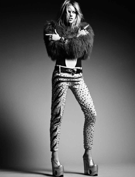 Camille Rowe by Michael Schwartz for <i>Black</i> #14 burning star6 Camille Rowe by Michael Schwartz for <i>Black</i> #14