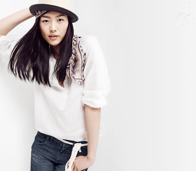 Liu Wen for Madewell Looks We Love Summer 2011 Collection liu wen1 Liu Wen for Madewell Looks We Love Summer 2011 Collection