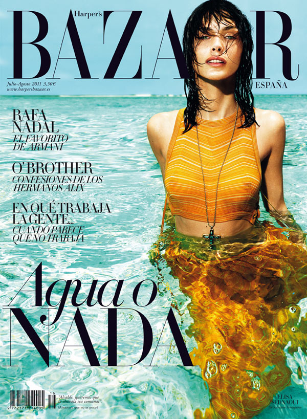 Elisa Sednaoui in Salvatore Ferragamo for <em>Harpers Bazaar Spain</em> July/August 2011 (Cover) elisacover Elisa Sednaoui in Salvatore Ferragamo for <em>Harpers Bazaar Spain</em> July/August 2011 (Cover)