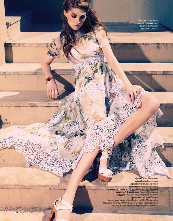 Irina Nikolaeva by Slava Filippov for <em>Elle Russia</em> June 2011 russia Irina Nikolaeva by Slava Filippov for <em>Elle Russia</em> June 2011