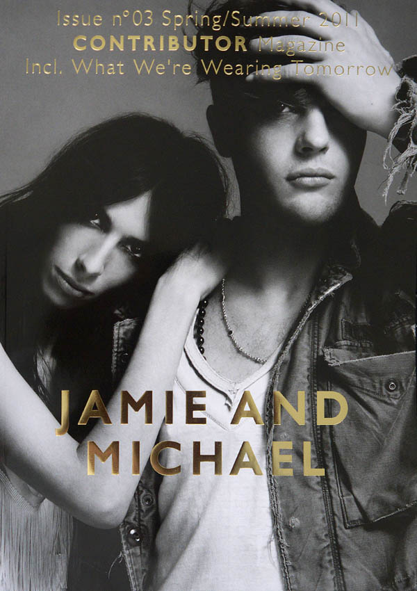 <em>Contributor</em> #3 Cover | Jamie Bochert & Michael Pitt by Yu Tsai contributorcover <em>Contributor</em> #3 Cover | Jamie Bochert & Michael Pitt by Yu Tsai