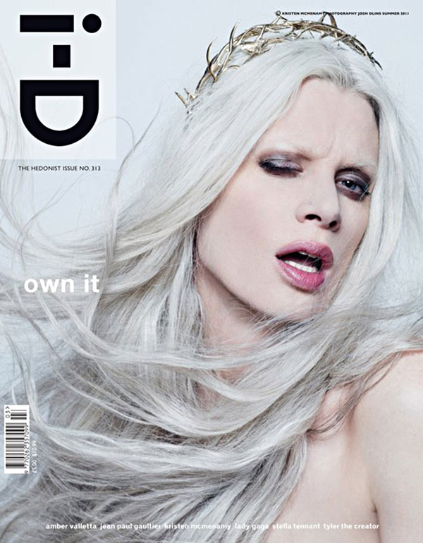 kcover <em>i D</em> Summer 2011 Cover | Kristen McMenamy by Josh Olins