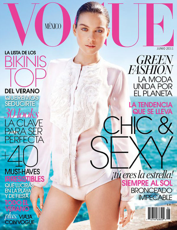 kimcover Kim Noorda for <em>Vogue Mexico</em> June 2011 (Cover)