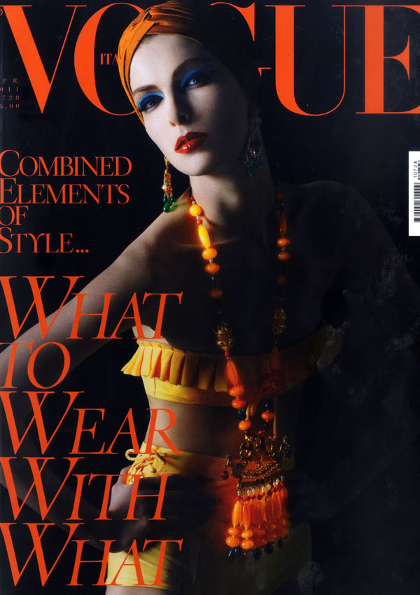 <em>Vogue Italia</em> April 2011 Cover | Kristina Salinovic by Steven Meisel kristinacover <em>Vogue Italia</em> April 2011 Cover | Kristina Salinovic by Steven Meisel
