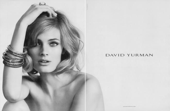 David Yurman S/S 2011 Campaign | Constance Jablonski by Peter Lindbergh yurman David Yurman S/S 2011 Campaign | Constance Jablonski by Peter Lindbergh