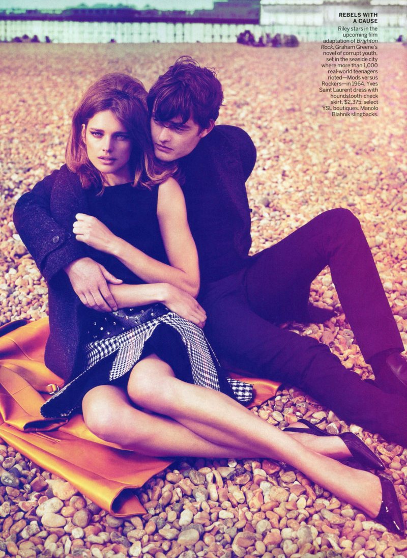 Natalia Vodianova went mod for Mert & Marcus' sunny shoot for Vogue US September