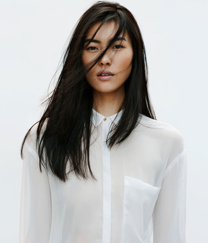 Liu Wen for Zara April 2012 Lookbook