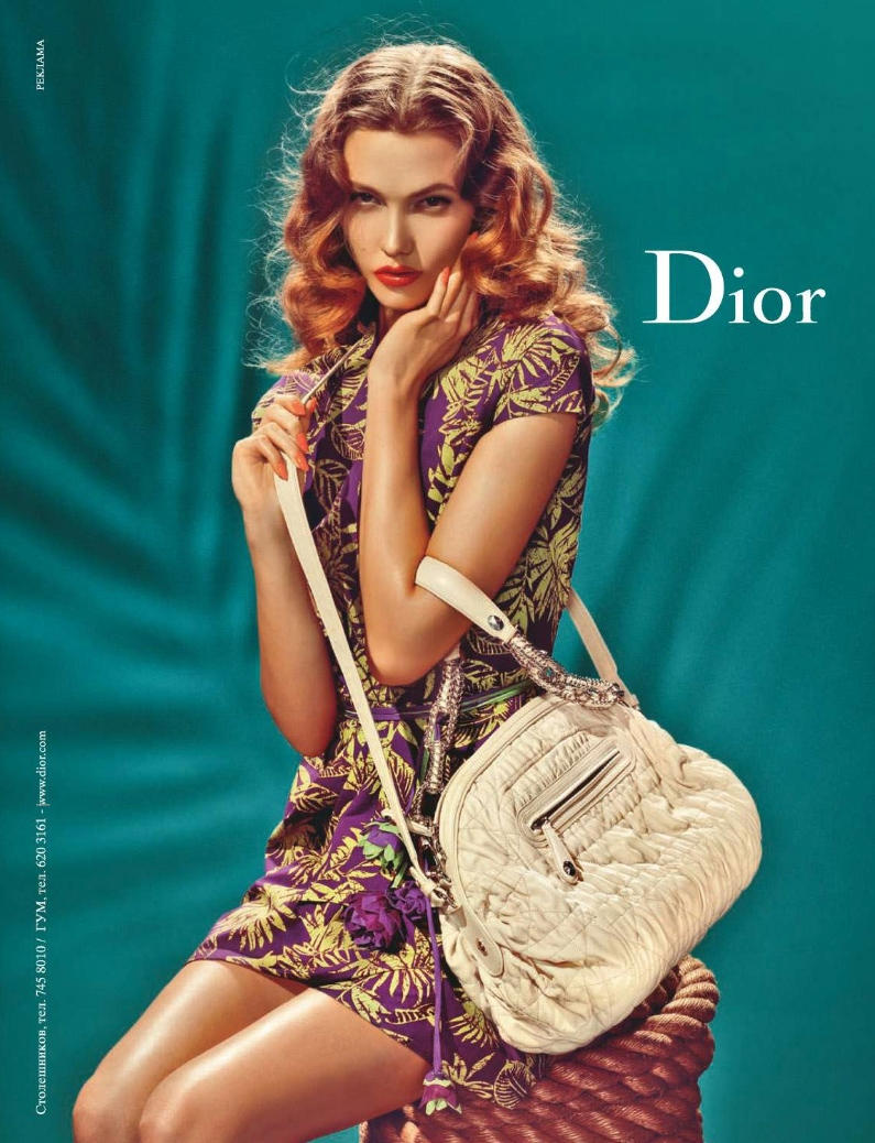 Dior Spring 2011 Campaign  Karlie Kloss by Steven Meisel