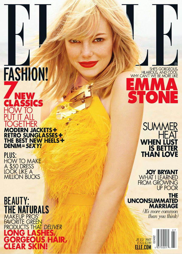 Elle US July 2011 Cover | Emma Stone by Carter Smith