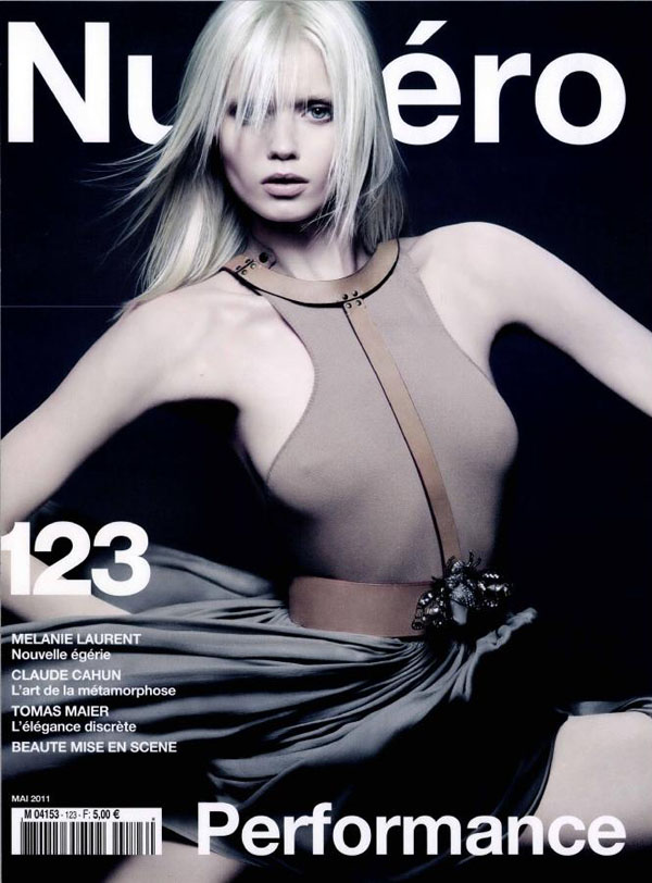 Abbey Lee Kershaw was a hauntingly beautiful vision on Numéro #123. / Photo by Tom Munro